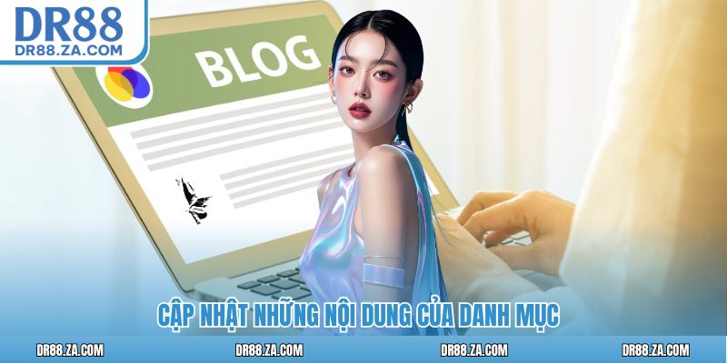 Cập nhật những nội dung của danh mục