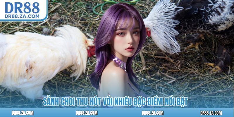 Sảnh chơi thu hút với nhiều đặc điểm nổi bật